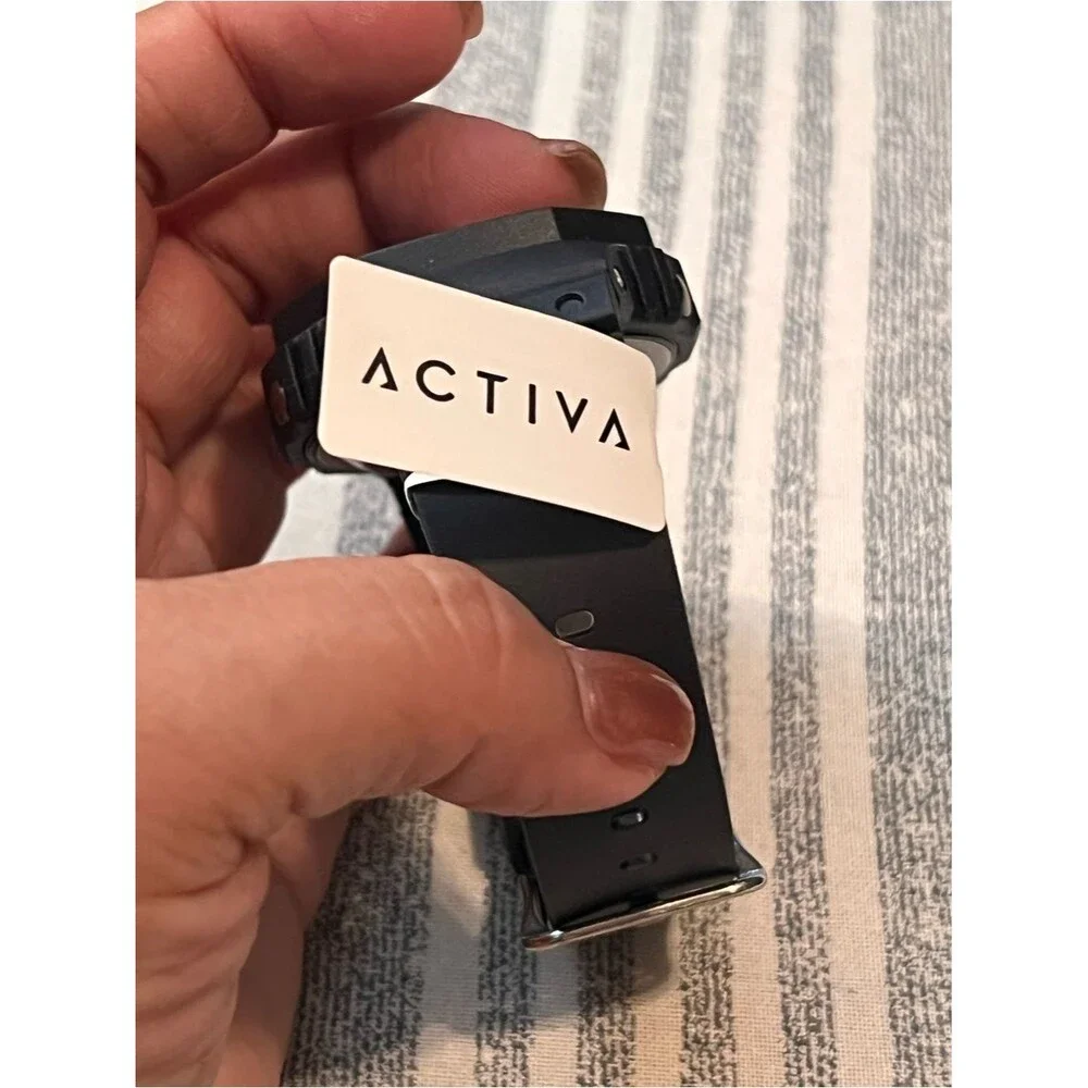 Activa by Invicta Dual Time Digital-Analog Watch - Black and Silver
